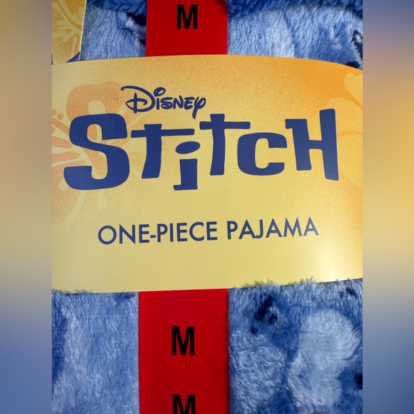 Disney Stitch Women’s Plush Fleece One-Piece Pajama | Medium (10–12) | NWT - Picture 4 of 7